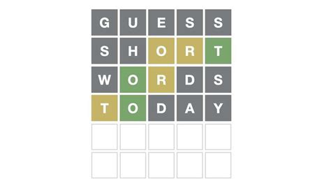 Each day, the game offers one new puzzle Guess a five-letter English word. . What does wordle say when you get it in two tries